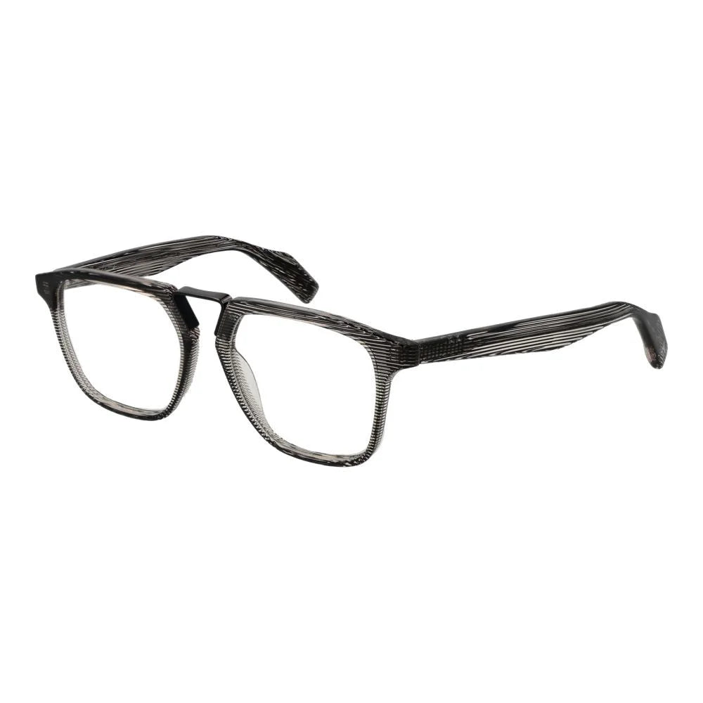Yohji Yamamoto Black Metal & Plastic Glasses (Frames) - Eyeglasses