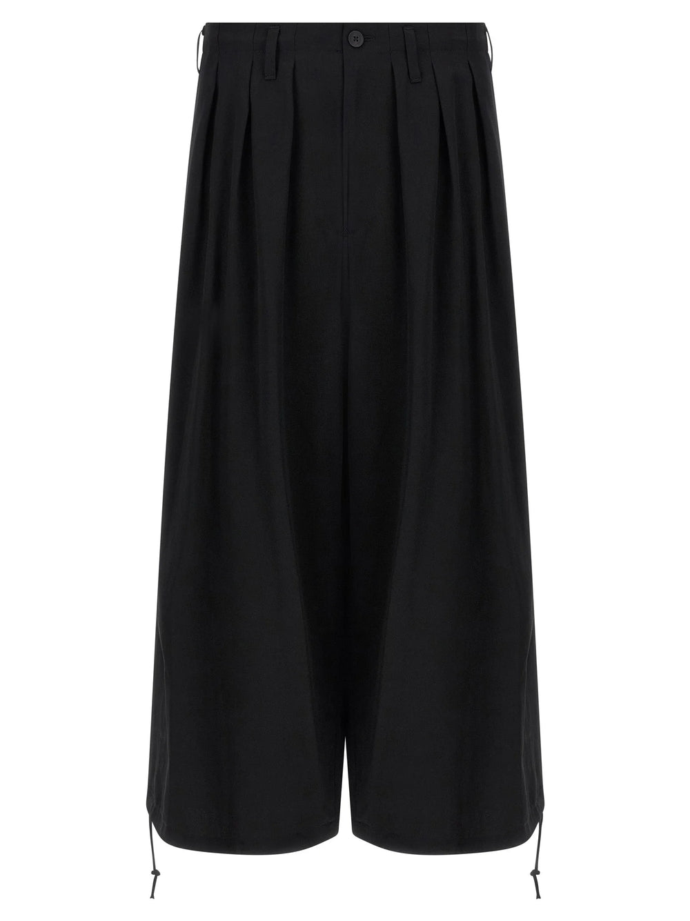 Yohji Yamamoto Black Triacetate Casual Pants - 2