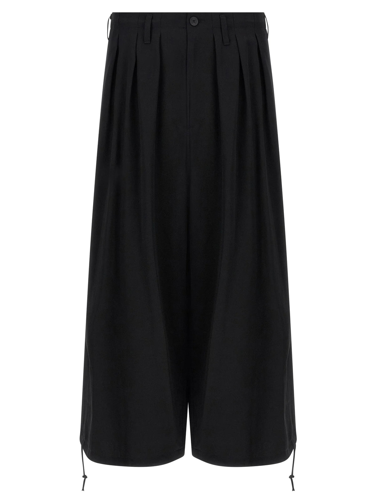 Yohji Yamamoto Black Triacetate Casual Pants - 2