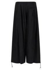 Yohji Yamamoto Black Triacetate Casual Pants - 2