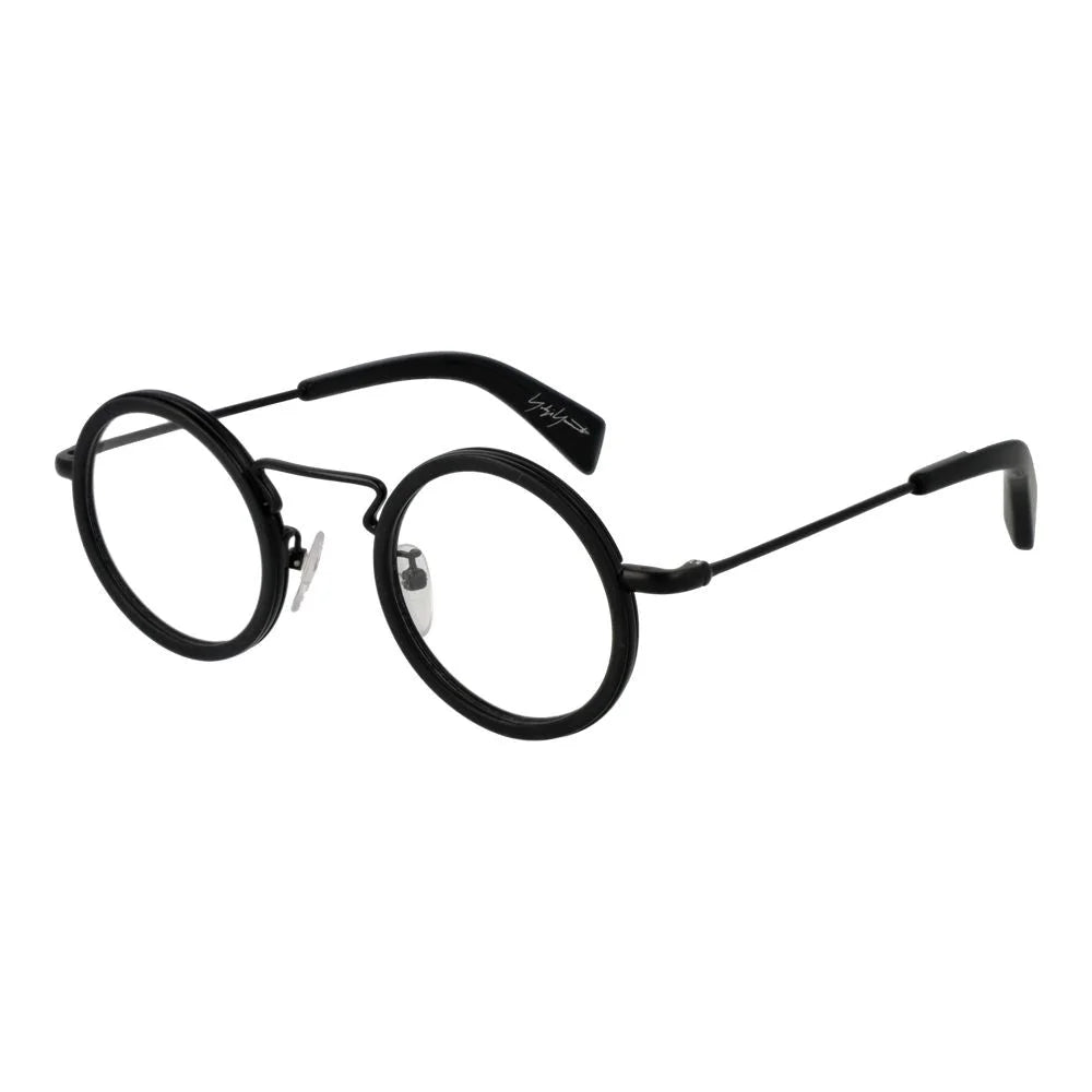 Yohji Yamamoto Black Unisex Glasses Frame