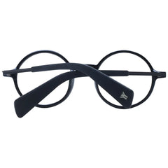 Yohji Yamamoto Black Unisex Glasses Frame - Eyeglasses