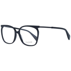 Yohji Yamamoto Black Unisex Glasses Frame - Eyeglasses