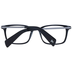 Yohji Yamamoto Black Unisex Glasses Frame - Eyeglasses