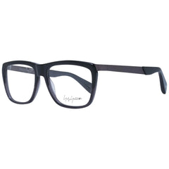 Yohji Yamamoto Black Unisex Glasses Frame - Eyeglasses