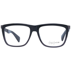 Yohji Yamamoto Black Unisex Glasses Frame - Eyeglasses