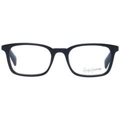 Yohji Yamamoto Black Unisex Glasses Frame - Eyeglasses