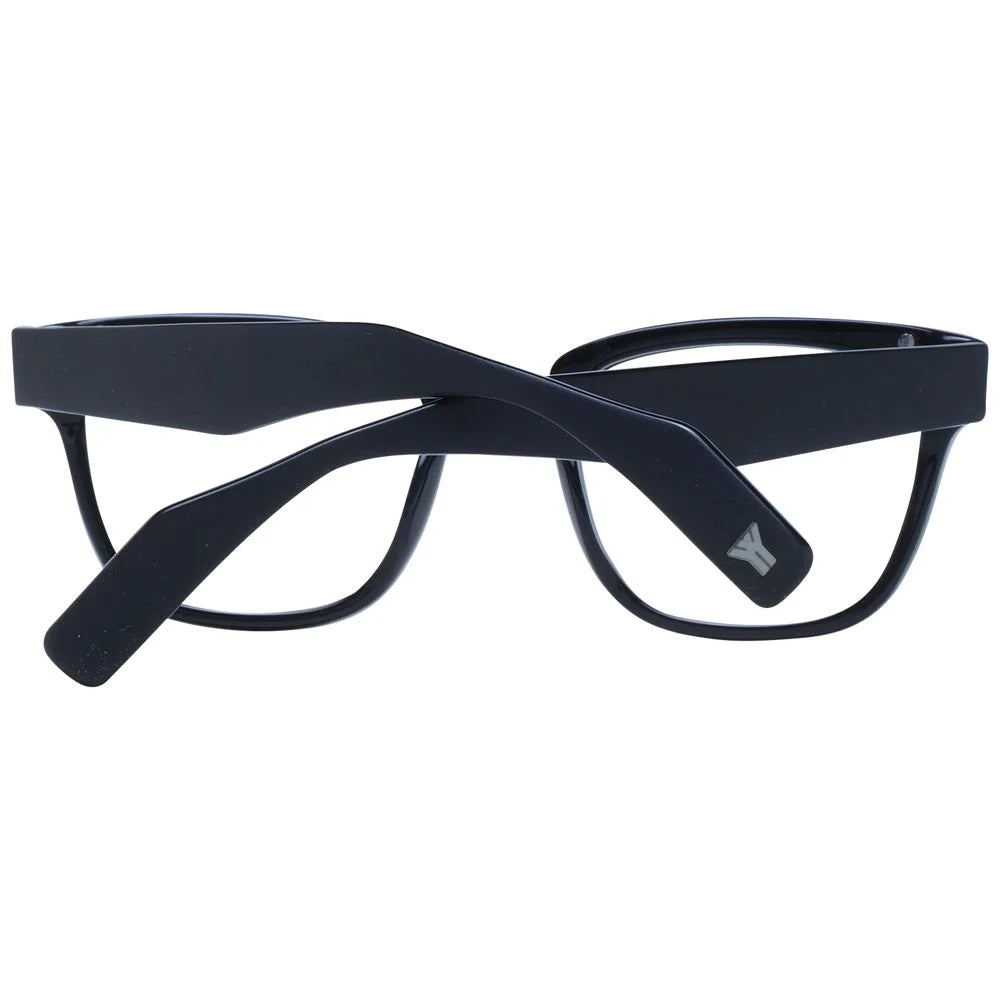 Yohji Yamamoto Black Unisex Glasses Frame - Eyeglasses