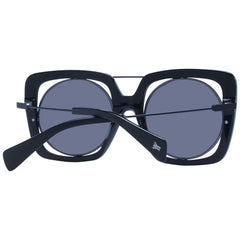 Yohji Yamamoto Black Unisex Sunglass - Sunglasses