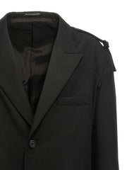 Yohji Yamamoto Black Wool Blazer - 3