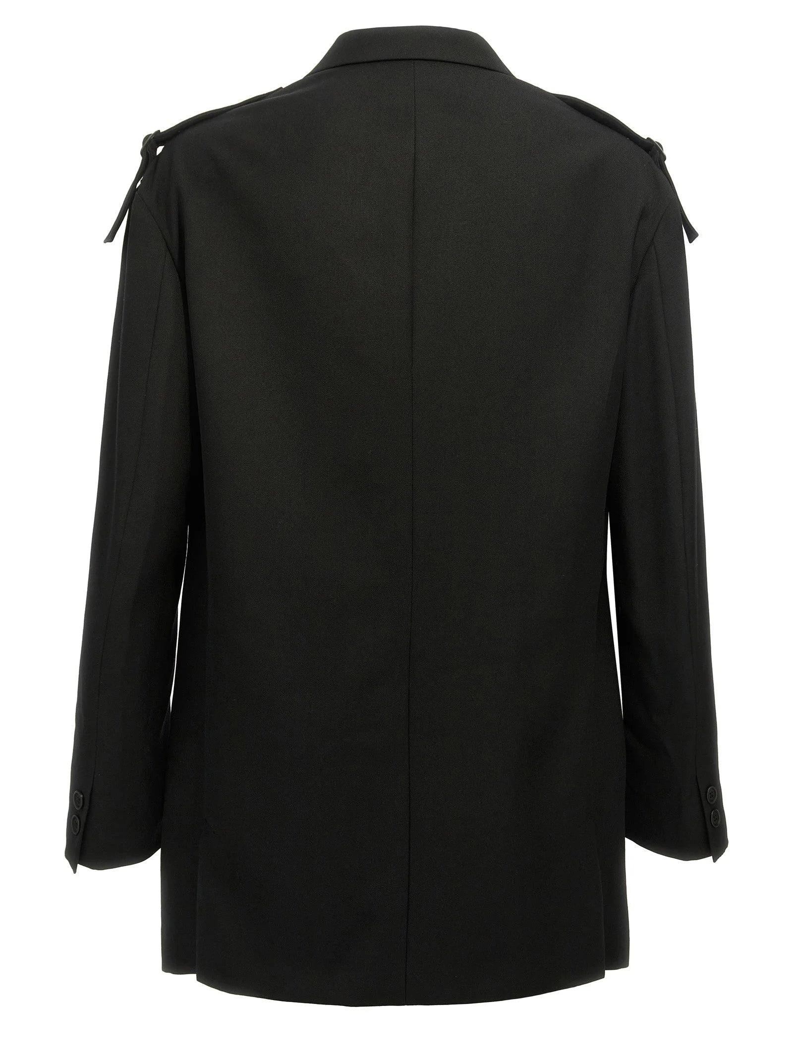 Yohji Yamamoto Black Wool Blazer - 3