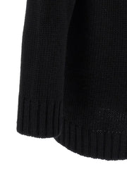 Yohji Yamamoto Black Wool Cardigan - 3