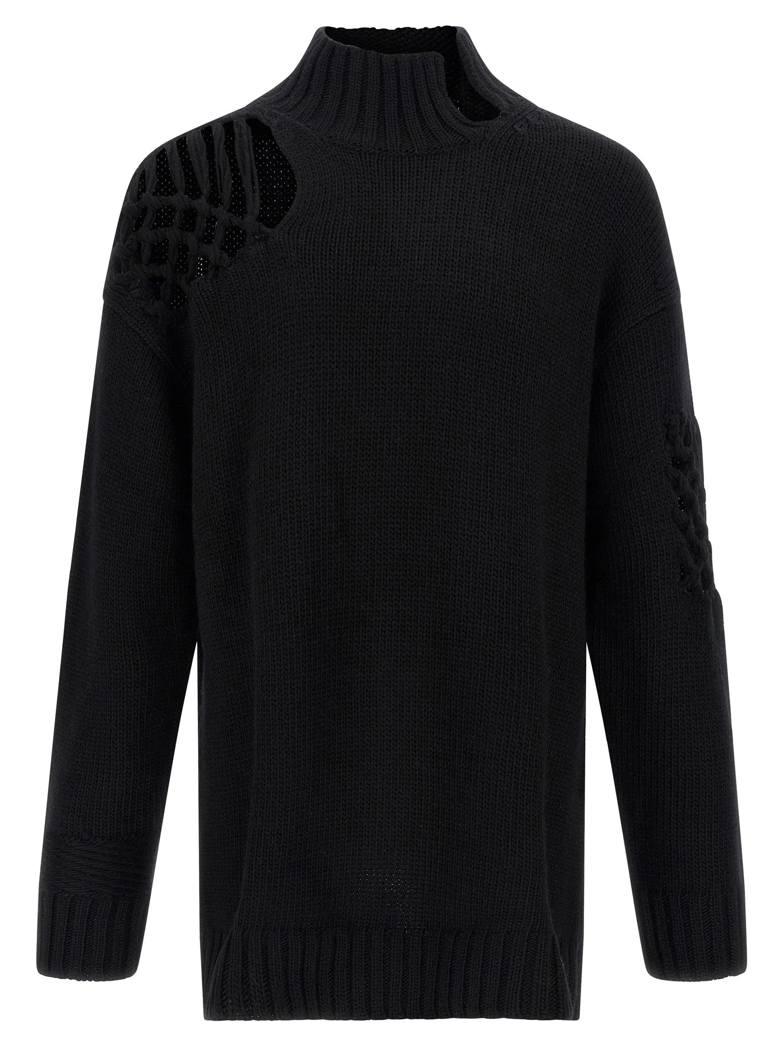 Yohji Yamamoto Black Wool Cardigan - 3