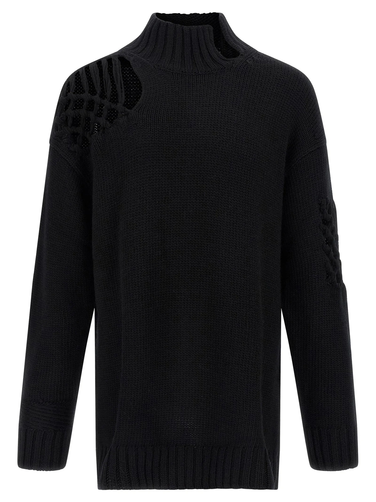 Yohji Yamamoto Black Wool Cardigan - 3