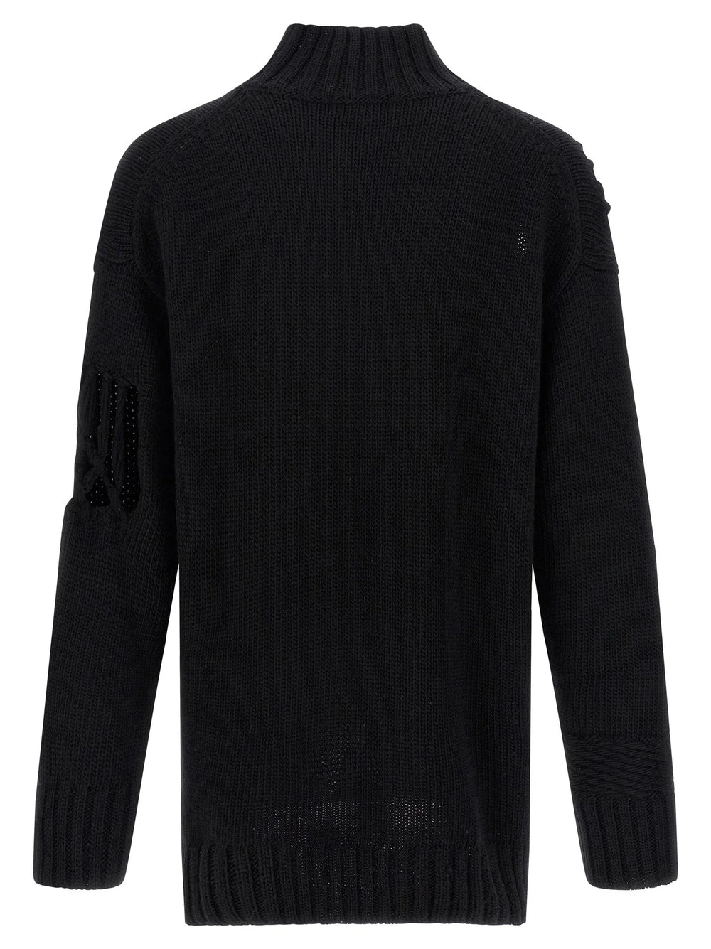 Yohji Yamamoto Black Wool Cardigan - 3