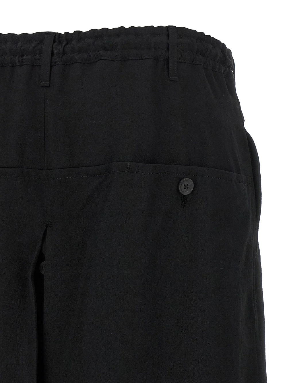 Yohji Yamamoto Black Wool Knee Length - 4