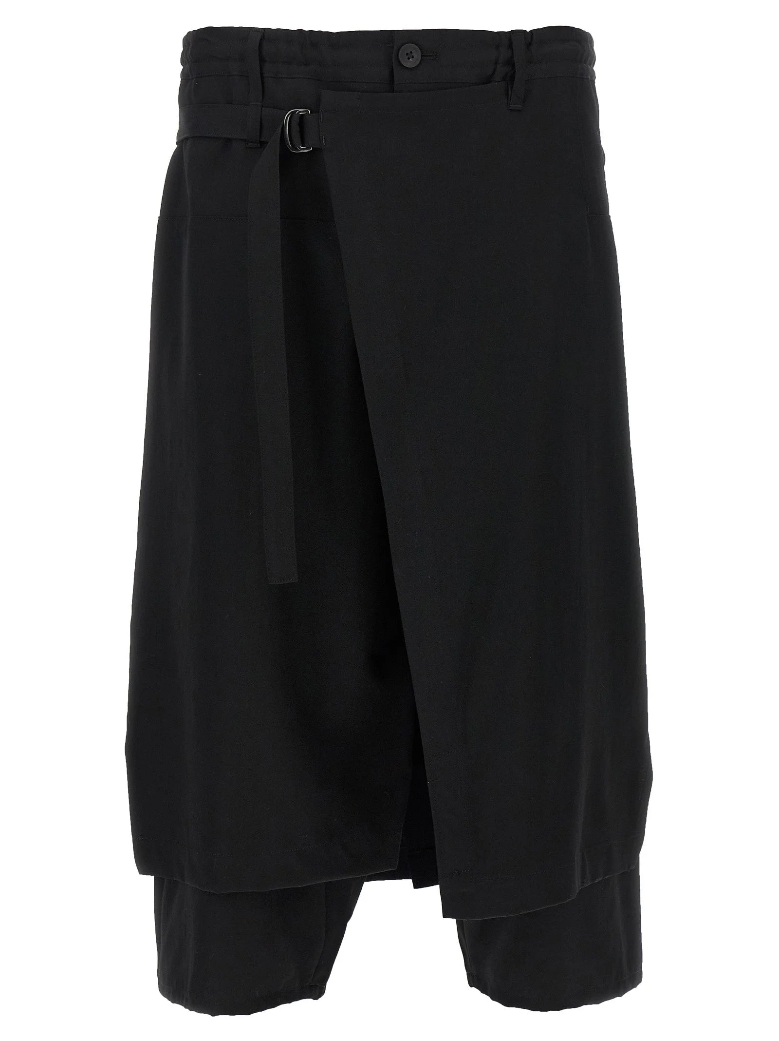 Yohji Yamamoto Black Wool Knee Length - 4