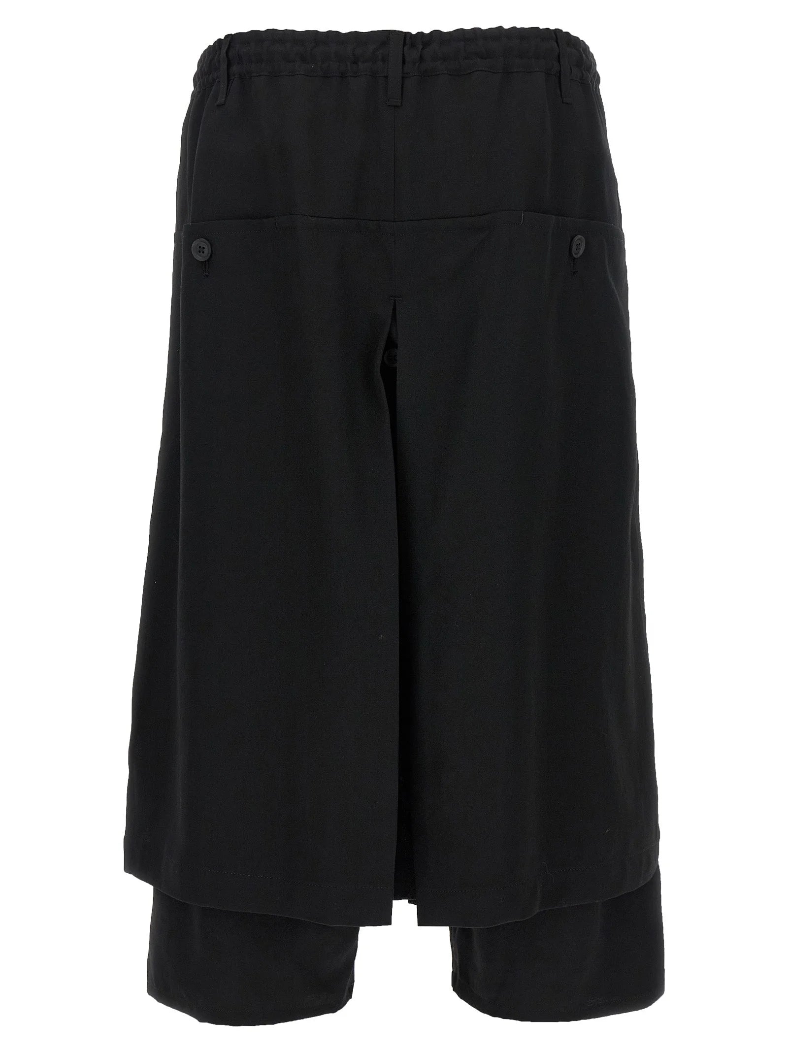 Yohji Yamamoto Black Wool Knee Length - 4