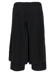 Yohji Yamamoto Black Wool Knee Length - 4