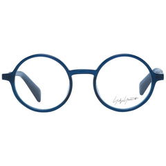 Yohji Yamamoto Blue Unisex Glasses Frame - Eyeglasses