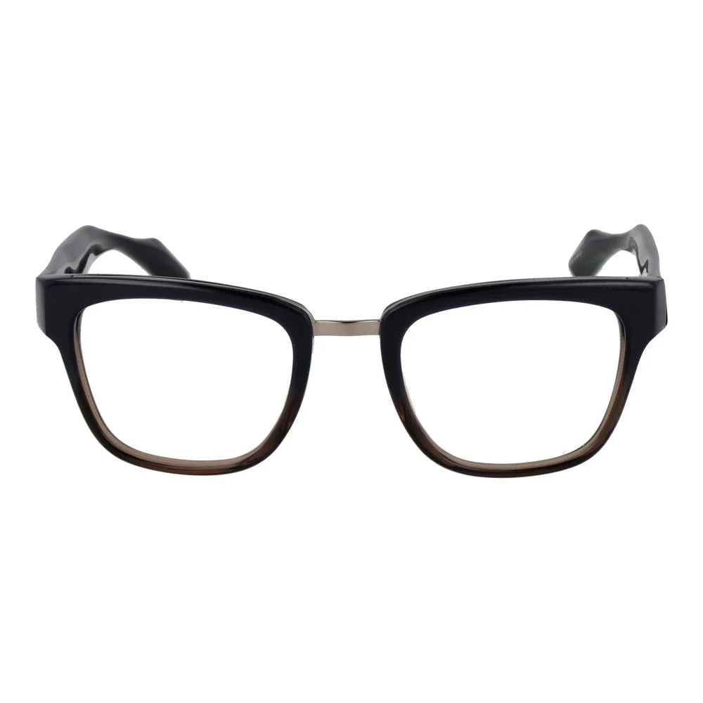 Yohji Yamamoto Blue Unisex Glasses Frame - Eyeglasses