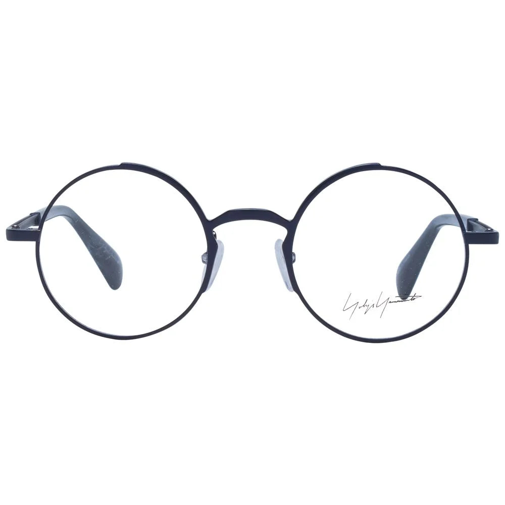 Yohji Yamamoto Blue Unisex Glasses Frame - Eyeglasses