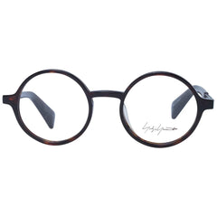 Yohji Yamamoto Brown Unisex Glasses Frame - Eyeglasses