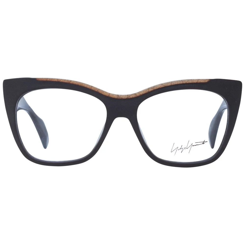 Yohji Yamamoto Brown Unisex Glasses Frame - Eyeglasses