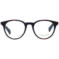 Yohji Yamamoto Brown Unisex Glasses Frame - Eyeglasses