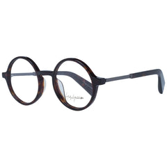 Yohji Yamamoto Brown Unisex Glasses Frame - Eyeglasses