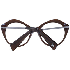 Yohji Yamamoto Brown Unisex Glasses Frame - Eyeglasses