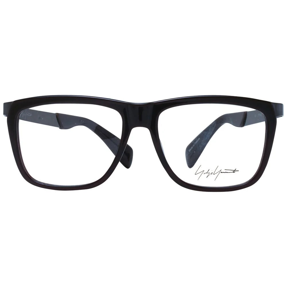 Yohji Yamamoto Brown Unisex Glasses Frame - Eyeglasses