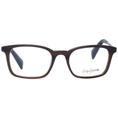 Yohji Yamamoto Brown Unisex Glasses Frame - Eyeglasses
