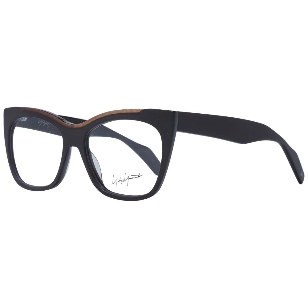 Yohji Yamamoto Brown Unisex Glasses Frame - Eyeglasses