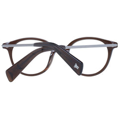 Yohji Yamamoto Brown Unisex Glasses Frame - Eyeglasses