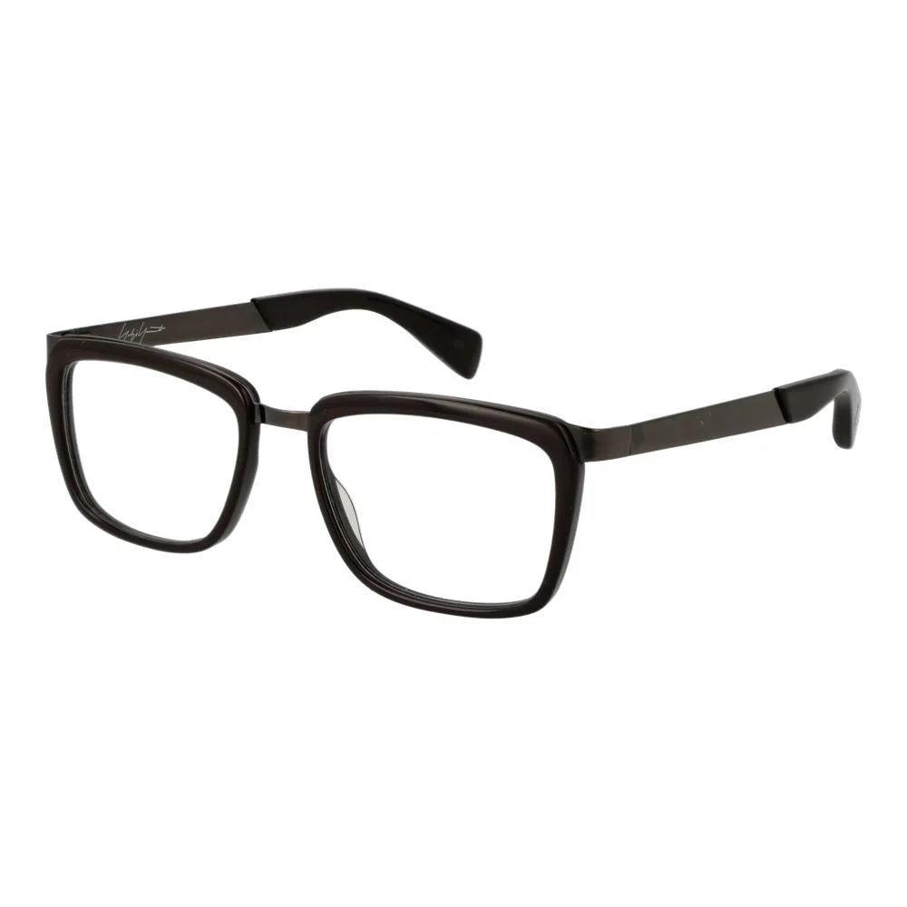 Yohji Yamamoto Brown Unisex Glasses Frame - Eyeglasses
