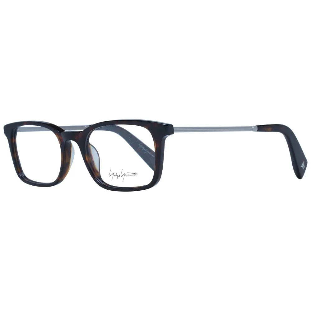 Yohji Yamamoto Brown Unisex Glasses Frame - Eyeglasses