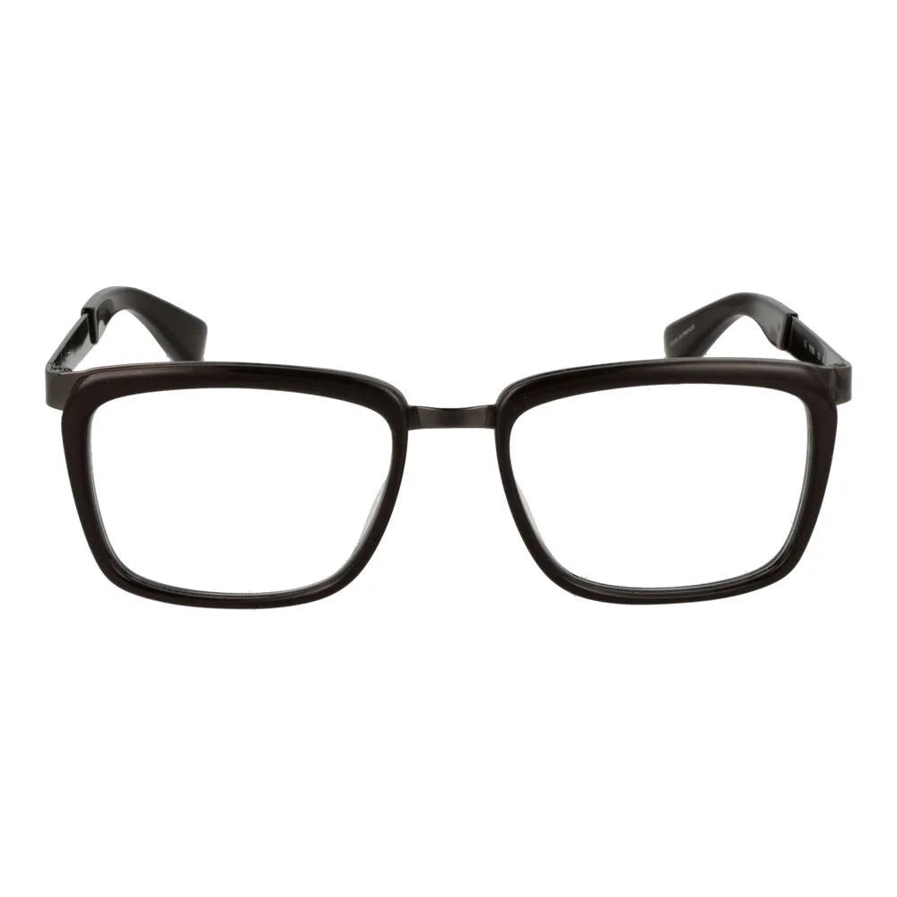 Yohji Yamamoto Brown Unisex Glasses Frame - Eyeglasses