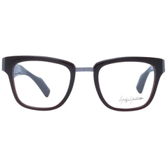 Yohji Yamamoto Brown Unisex Glasses Frame - Eyeglasses
