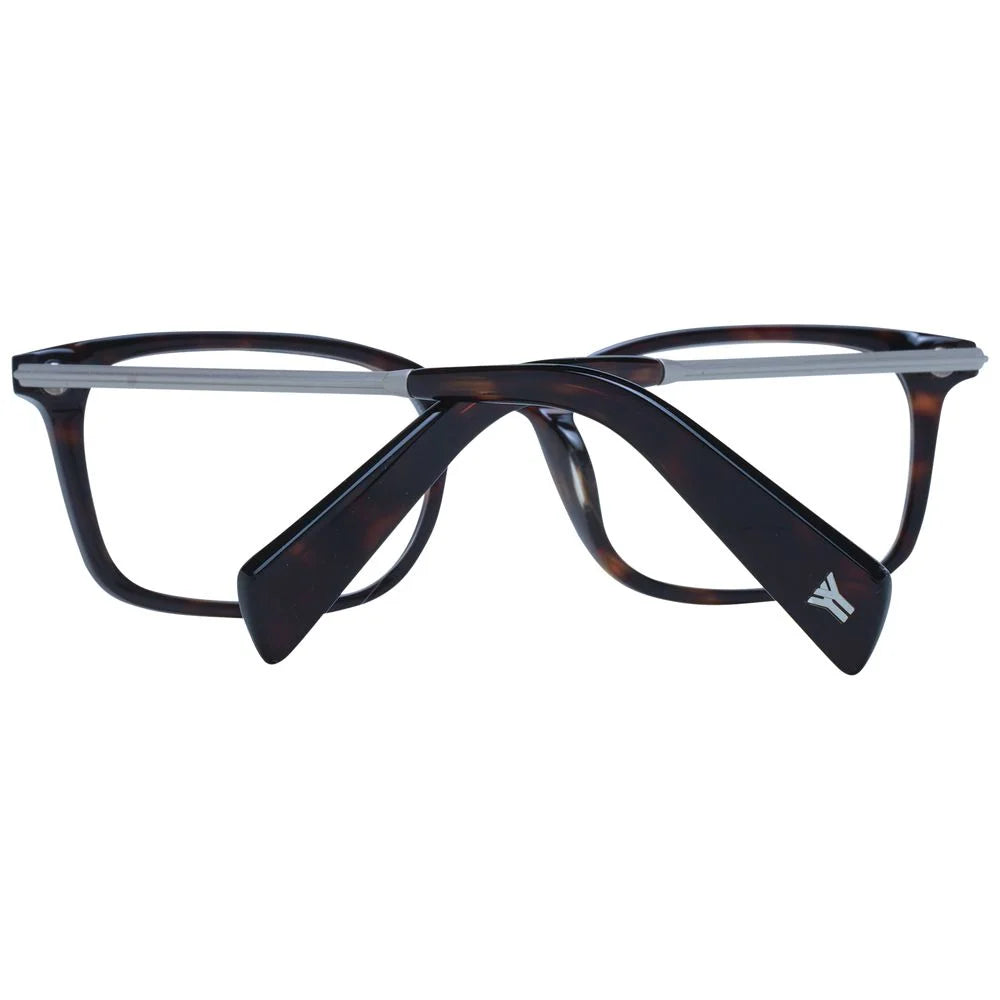 Yohji Yamamoto Brown Unisex Glasses Frame - Eyeglasses