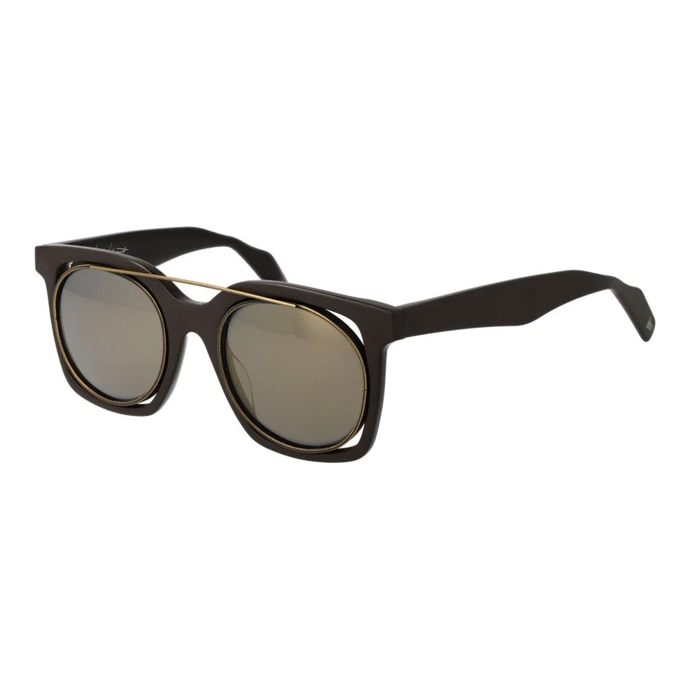 Yohji Yamamoto Brown Unisex Sunglass
