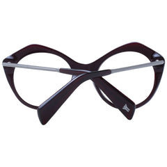 Yohji Yamamoto Burgundy Unisex Glasses Frame - Eyeglasses