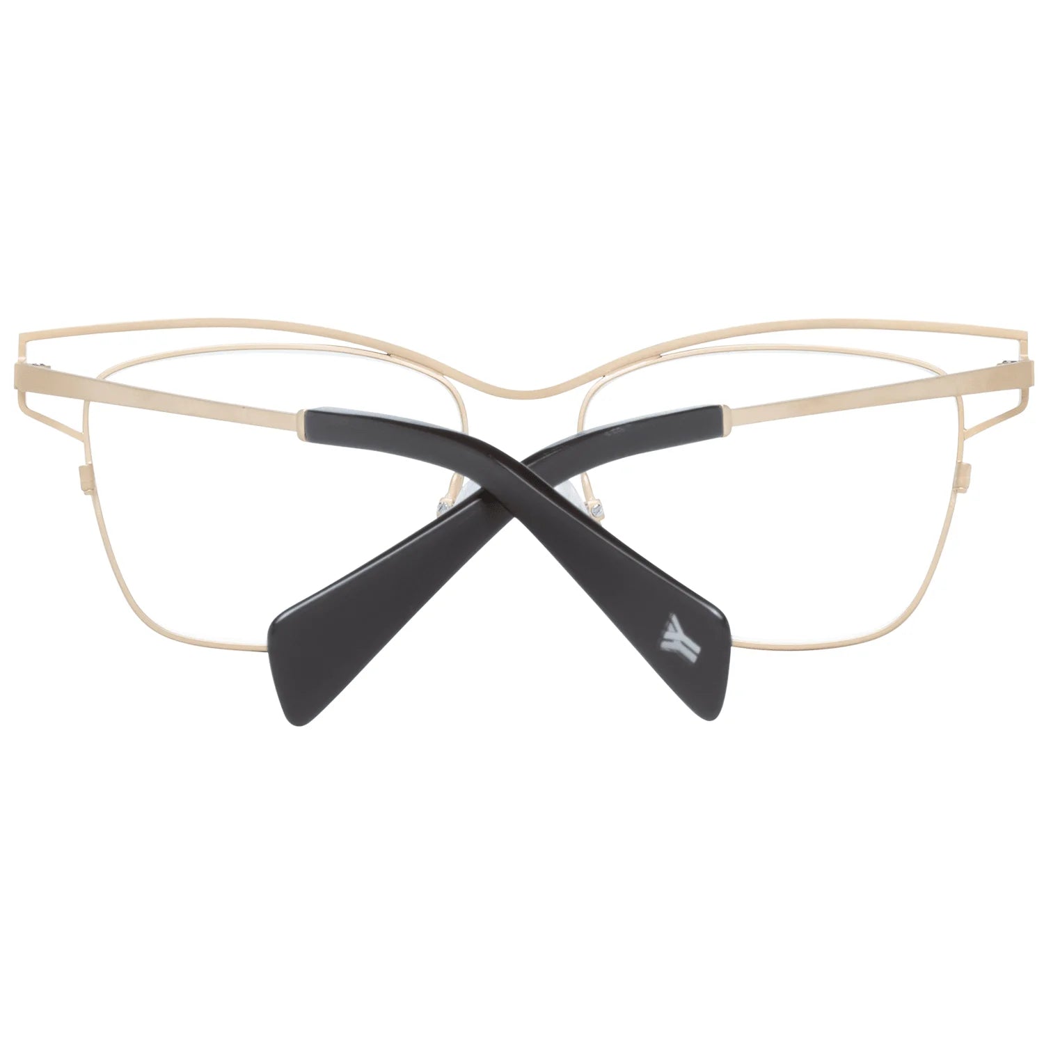 Yohji Yamamoto Gold Women Glasses Frame - Eyeglasses