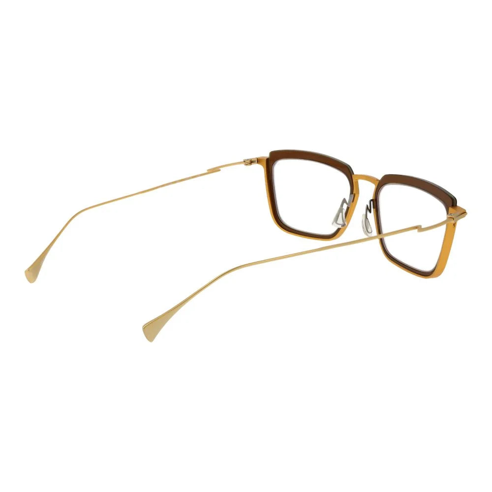 Yohji Yamamoto Gold Women Glasses Frame - Eyeglasses