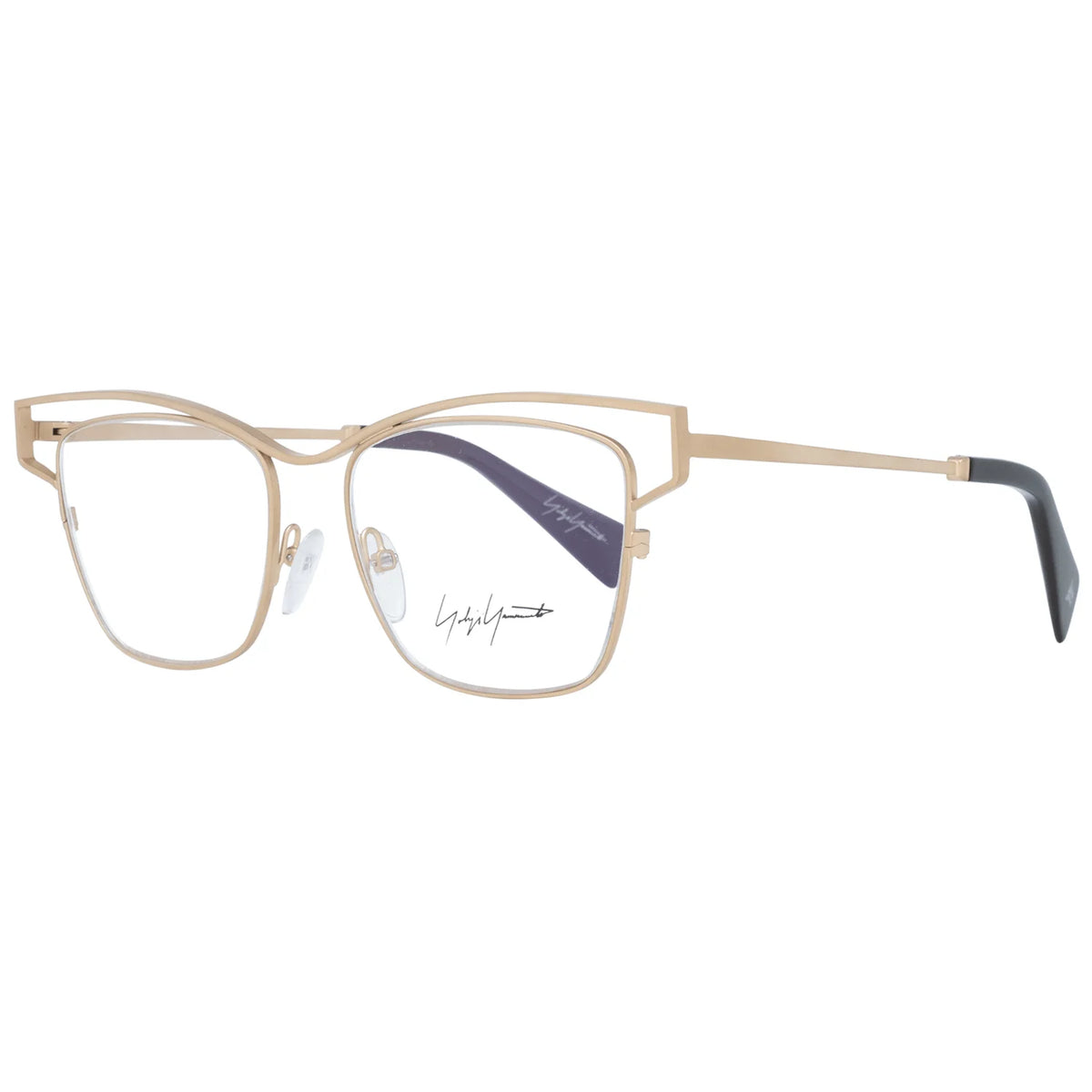 Yohji Yamamoto Gold Women Glasses Frame - Eyeglasses