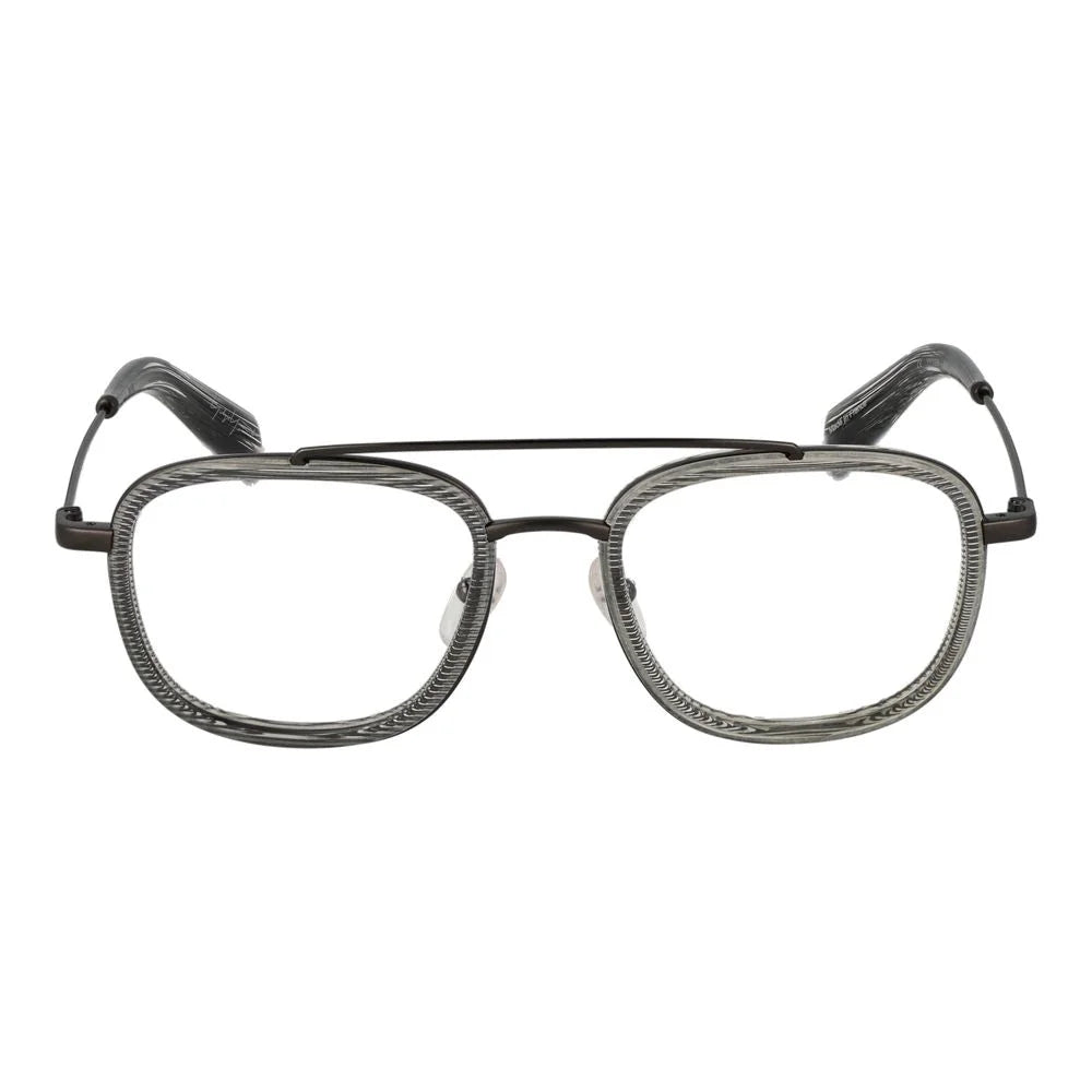 Yohji Yamamoto Gray Men Glasses Frame - Eyeglasses