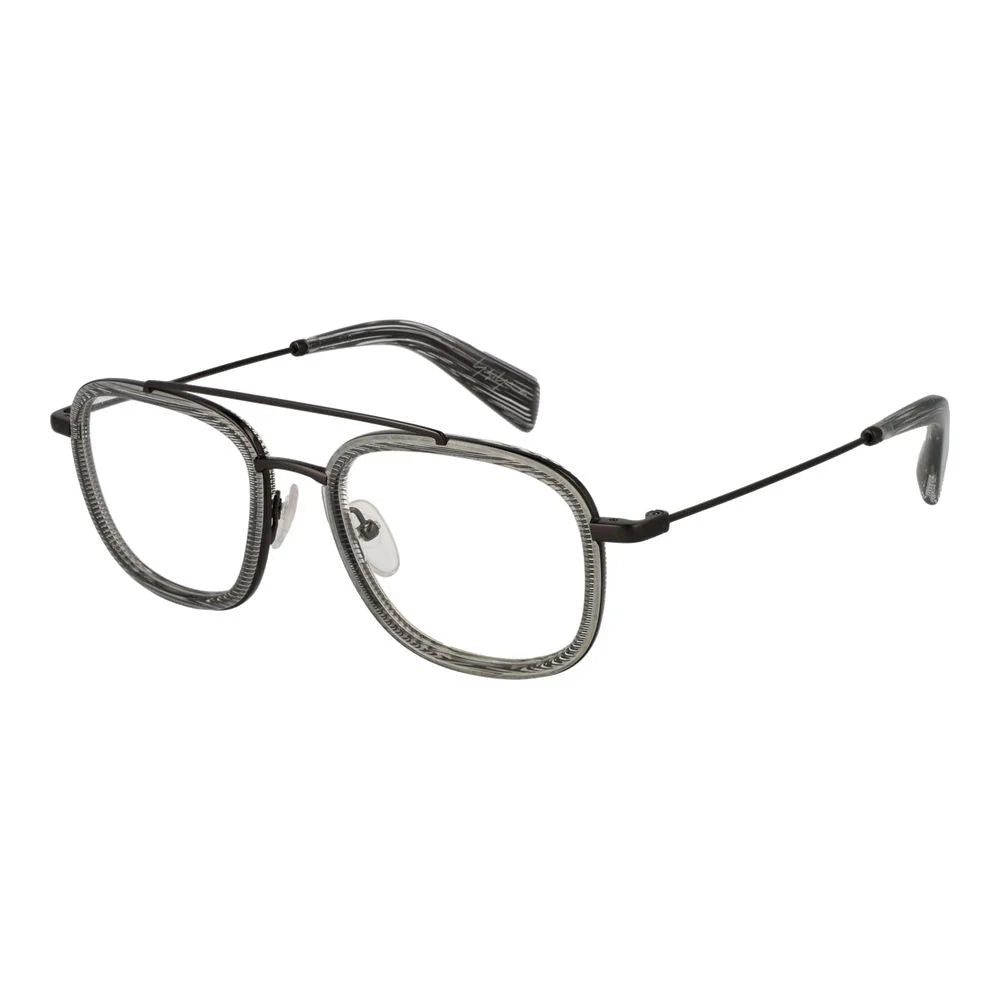 Yohji Yamamoto Gray Men Glasses Frame - Eyeglasses