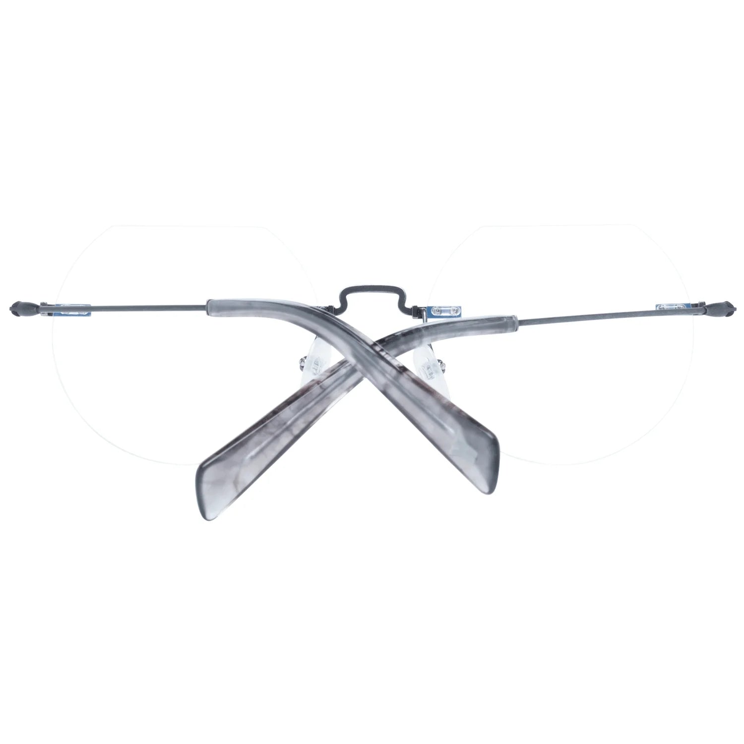 Yohji Yamamoto Gray Metal Glasses (Frames)