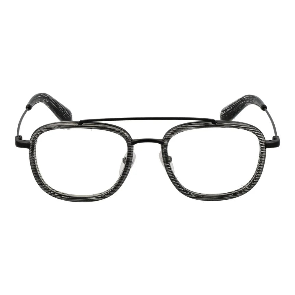 Yohji Yamamoto Gray Unisex Glasses Frame - Eyeglasses