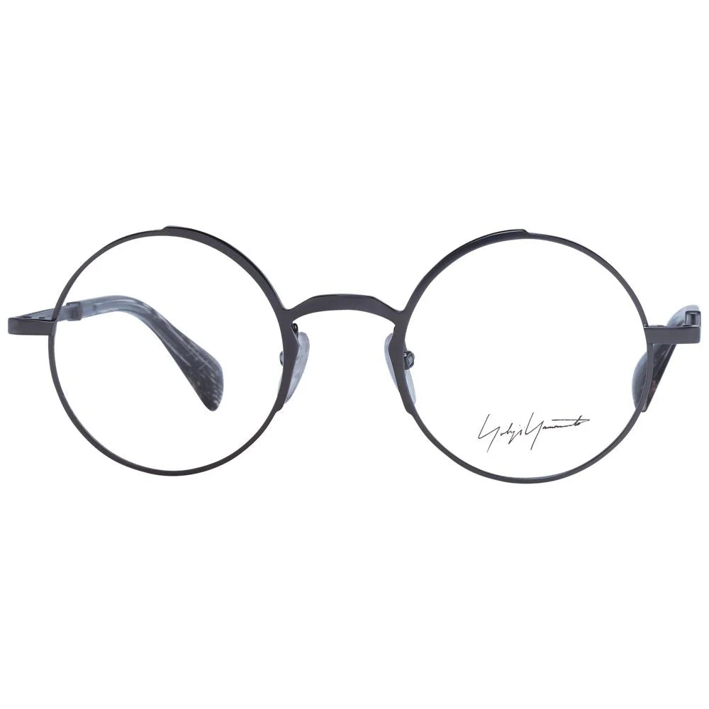 Yohji Yamamoto Gray Unisex Glasses Frame - Eyeglasses